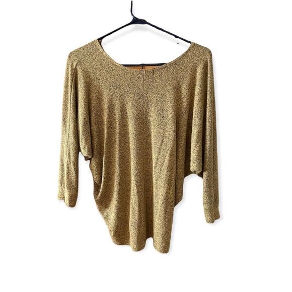 Kim & Cami 3/4 Sleeve Draped Top Size Small - Picture 5 of 7